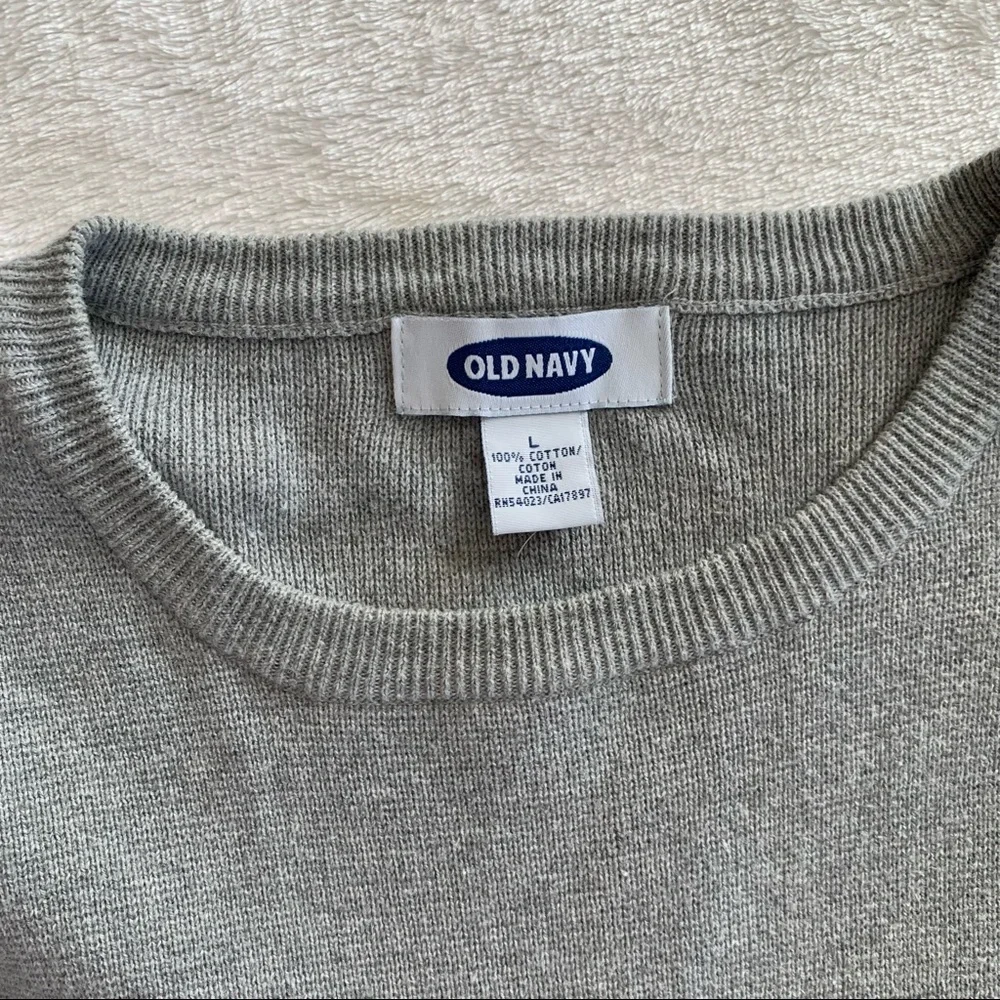 🧁 2 for $20 Old Navy Men’s Sweater 100% Cotton Size Large - Picture 2 of 5